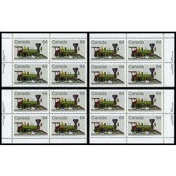 canada stamp 1002 adam brown 4 4 0 type 64 1983 PB SET