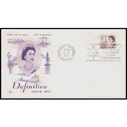 canada stamp 456 queen elizabeth ii prairies 3 1967 FDC 015