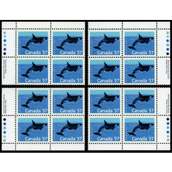 canada stamp 1173 killer whale 57 1988 PB SET