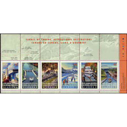 canada stamp 1734ai canals 1998