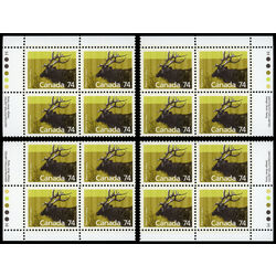 canada stamp 1177 wapiti 74 1988 PB SET