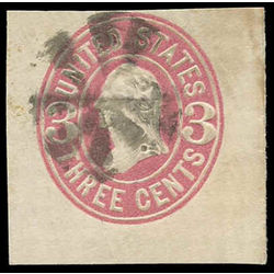 us stamp postal stationery u u58 washington 3 1864