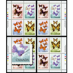 canada stamp 1213a butterflies 1988 PB SET 1211III