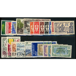 22 cameroun stamps