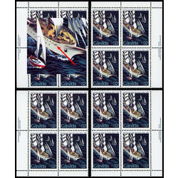 canada stamp 1012i tall ships regatta 32 1984 PB SET