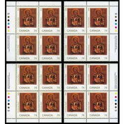canada stamp 1224 madonna and child 74 1988 PB SET