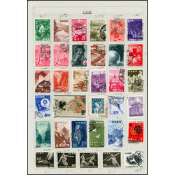 158 japan used stamps before 1960