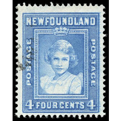 newfoundland stamp 247di princess elizabeth 4 1938