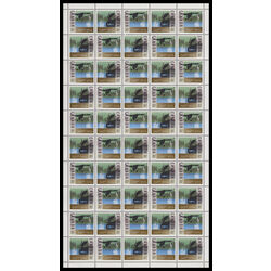 canada stamp 1205a wildlife conservation 1988 M PANE BL 003