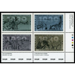 canada stamp 1263a second world war 1939 1989 PB LR