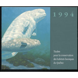 quebec wildlife habitat conservation stamp qw07d belugas by daniel grenier 7 1994