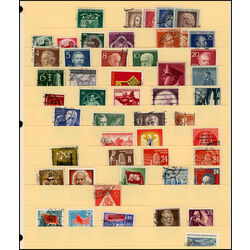 germany collection on stock sheets