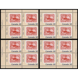 canada stamp 909 three penny beaver no 1 30 1982 PB SET