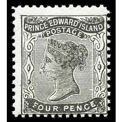 prince edward island stamp 9ii queen victoria 4d 1868