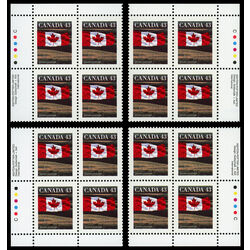 canada stamp 1359 flag over field 43 1992 PB SET
