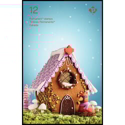 canada stamp 3468a holiday gingerbread houses 2024
