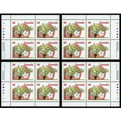 canada stamp 1363 mcintosh apple 48 1991 PB SET