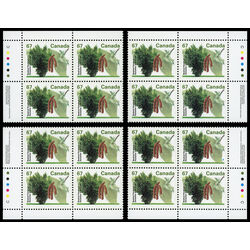 canada stamp 1368 beaked hazelnut 67 1992 PB SET