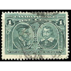 canada stamp 97iii cartier champlain 1 1908