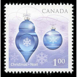 canada stamp 2414 christmas ornaments 1 00 2010