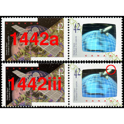 canada stamp 1442iii canada in space 84 1992