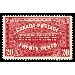 canada stamp e special delivery e2 special delivery stamps 20 1922 M VF 025
