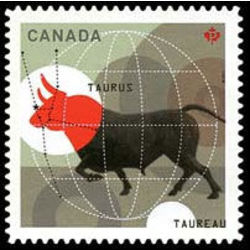 canada stamp 2450 taurus the bull 2011