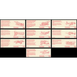 canada stamp bk booklets bk74 caricature definitives 25 1974 M VFNH 010