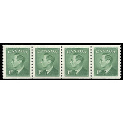 canada stamp 295strip king george vi 1949