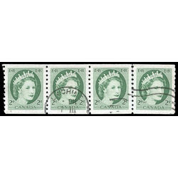 canada stamp 345ivst queen elizabeth ii 1954