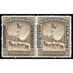 newfoundland stamp 211i dog sled and airplane 1933
