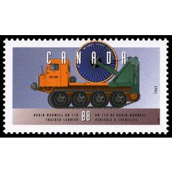 canada stamp 1552e robin nodwell rn 110 tracked carrier 1962 88 1995