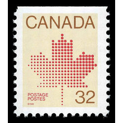 canada stamp 924bisi maple leaf 32 1984