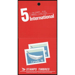 canada stamp bk booklets bk117 beluga whale 1990