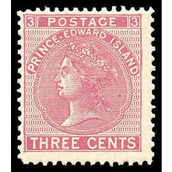 prince edward island stamp 13iii queen victoria 3 1872