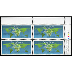 canada stamp 1806 upu emblem on world map 46 1999 PB UR