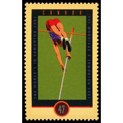 canada stamp 1907 pole vault 47 2001