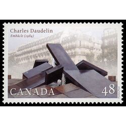canada stamp 1954 embacle by charles daudelin 48 2002