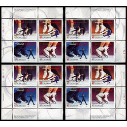 canada stamp 1899a world figure skating championships 2001 PB SET
