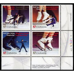 canada stamp 1899a world figure skating championships 2001 PB LR
