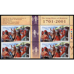 canada stamp 1915 great peace negotiations 47 2001 PB UR