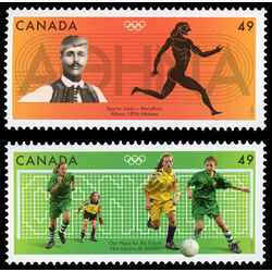 canada stamp 2049 50 2004 olympic summer games 2004