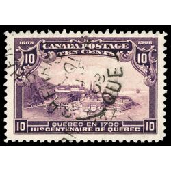 canada stamp 101 quebec in 1700 10 1908 U VF 060