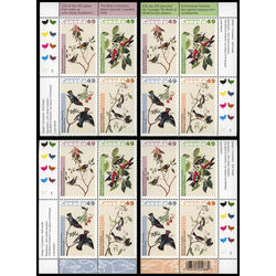 canada stamp 2039a john james audubon s birds 2 2004 PB SET