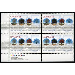 canada stamp 1959 a tree depicted in 4 seasons 48 2002 PB LL