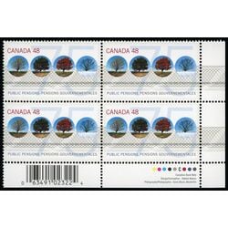 canada stamp 1959 a tree depicted in 4 seasons 48 2002 PB LR