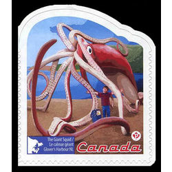 canada stamp 2485d giant squid glover s harbour nl 2011
