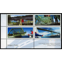 canada stamp 2103a canadian bridges 2005 PB LL