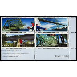 canada stamp 2103a canadian bridges 2005 PB LR