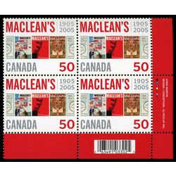 canada stamp 2104 magazine covers 50 2005 PB LR